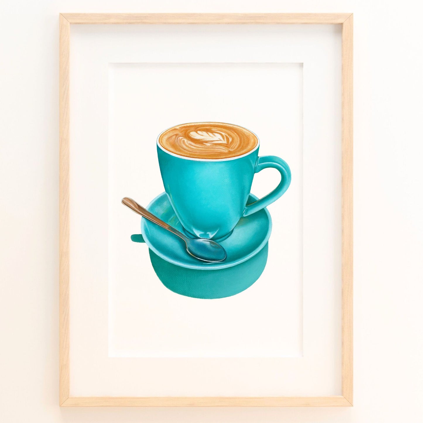 Turquoise Flat White (A4)