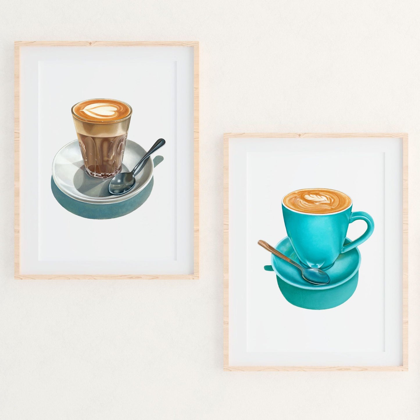 Turquoise Flat White (A4)