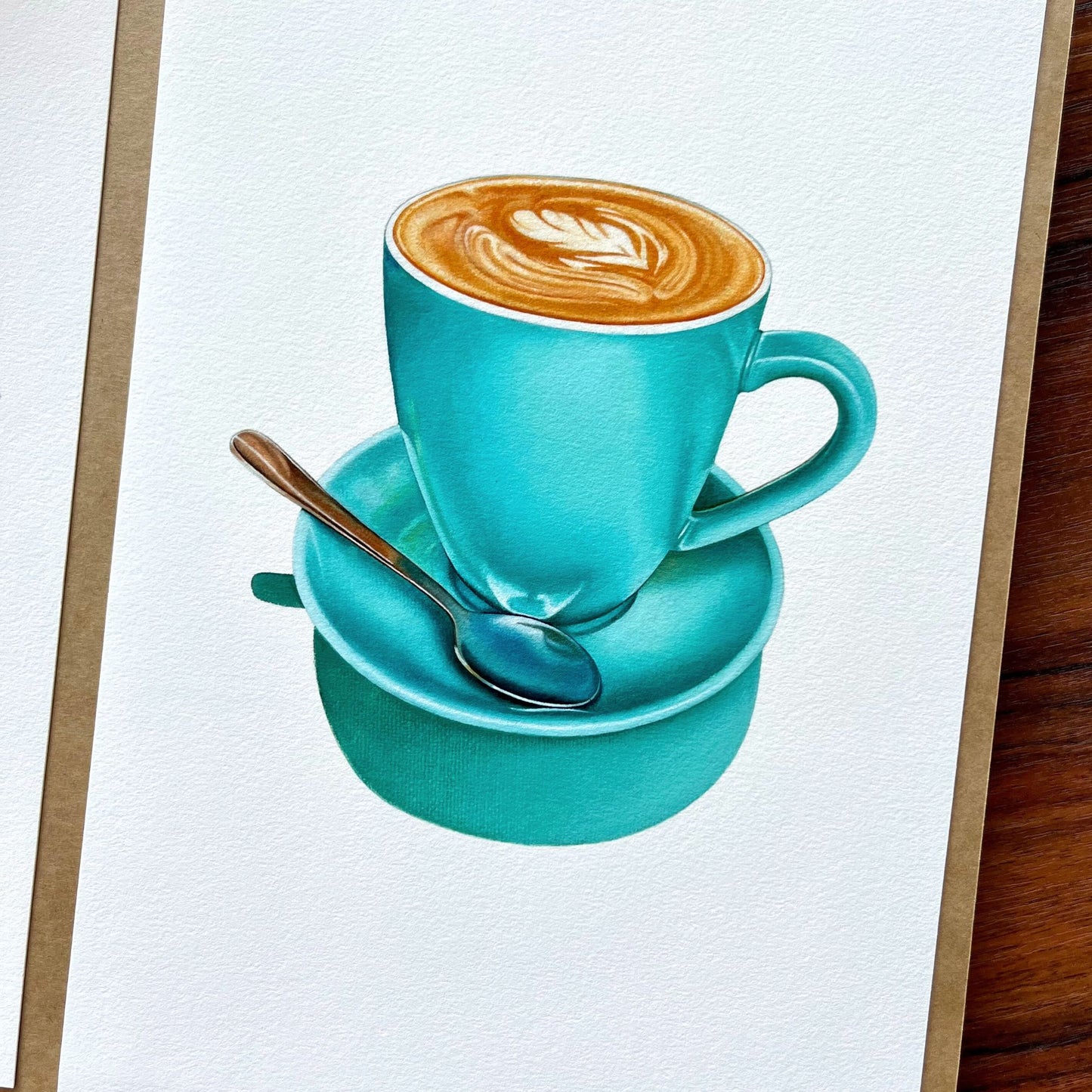 Turquoise Flat White (A4)